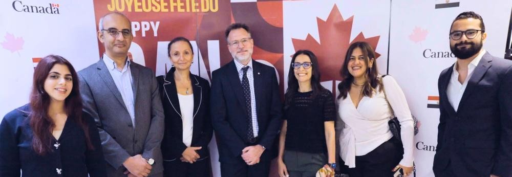 Group of photo on Canada Day