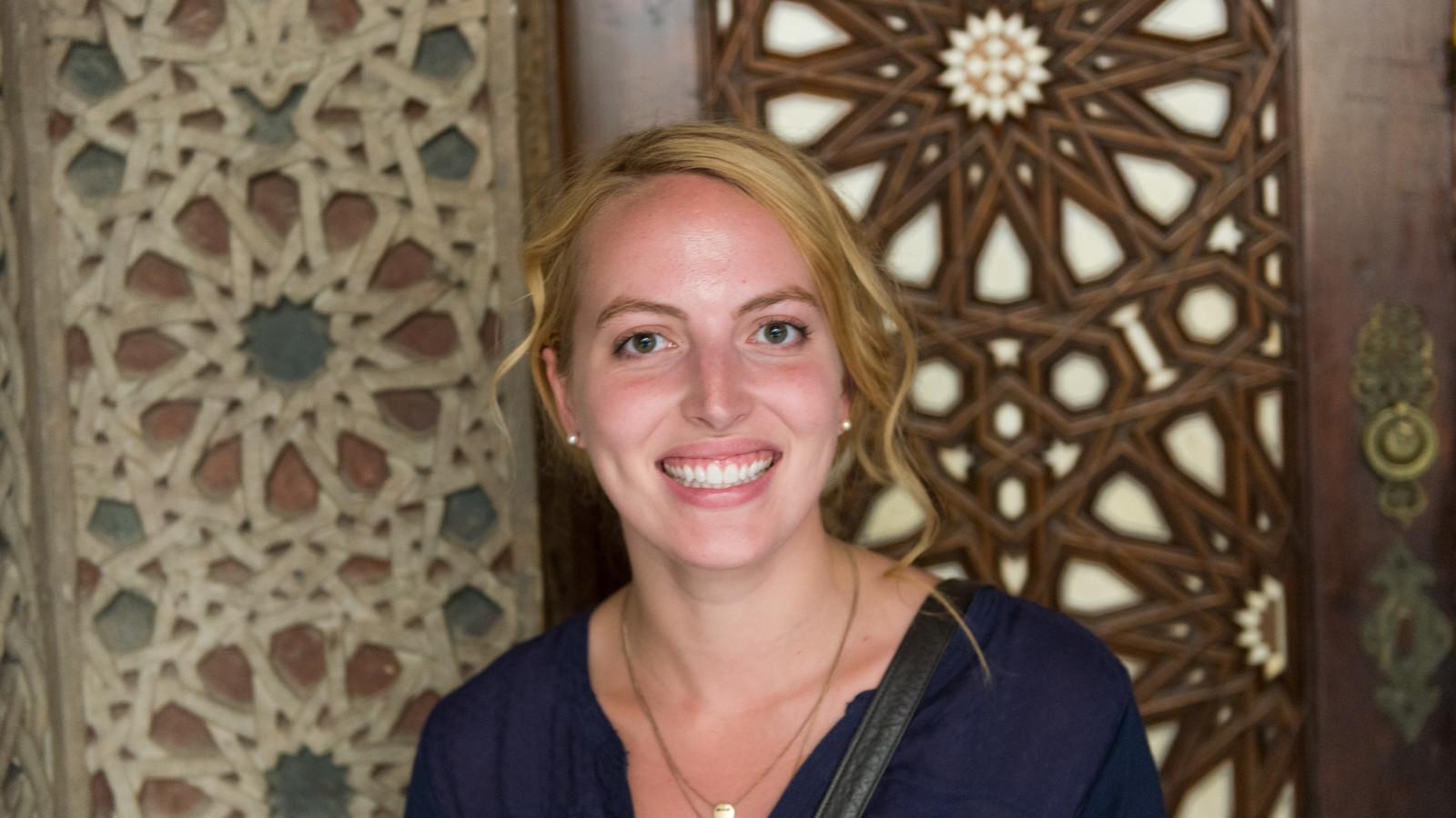 American Student in an islamic site