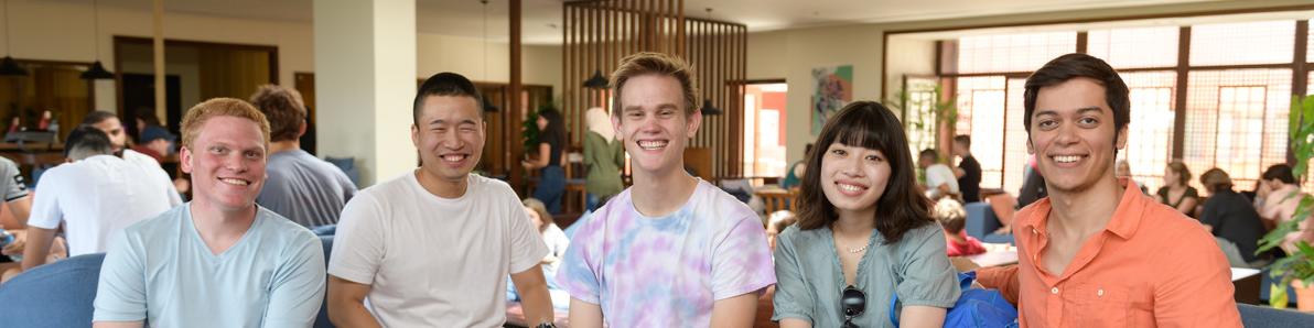 group of students smiling
