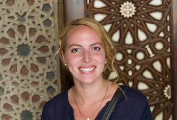 American Student in an islamic site