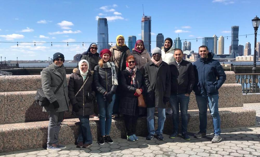 group of participants in an international study tour