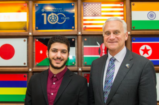 Serage Amatory with President Francis Ricciardone