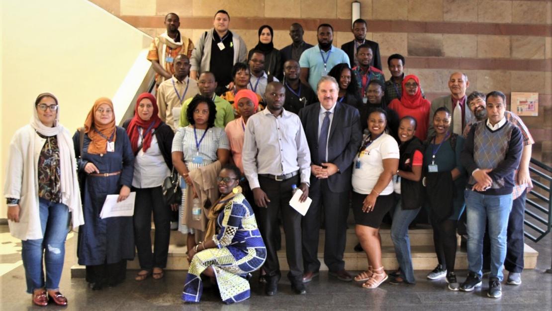 African Journalists Workshop group photo