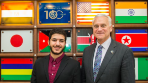 Serage Amatory with President Francis Ricciardone