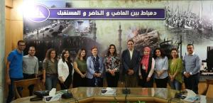 group of students with their professor