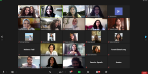 virtual meeting in progress