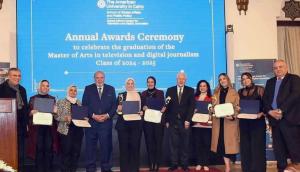 awardees in the graduation ceremony