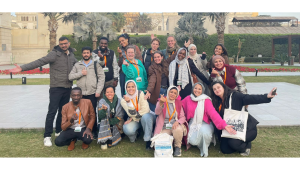 DiaMiGo students posing in the Tahrir campus