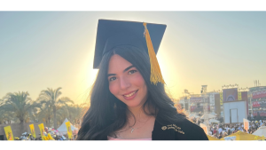 Lina Kamel at graduation