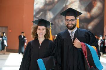 students during their graduation ceremony